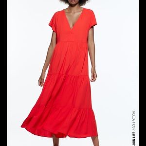 Zara tiered dress